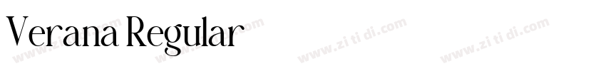 Verana Regular字体转换 Verana Regular字体转换